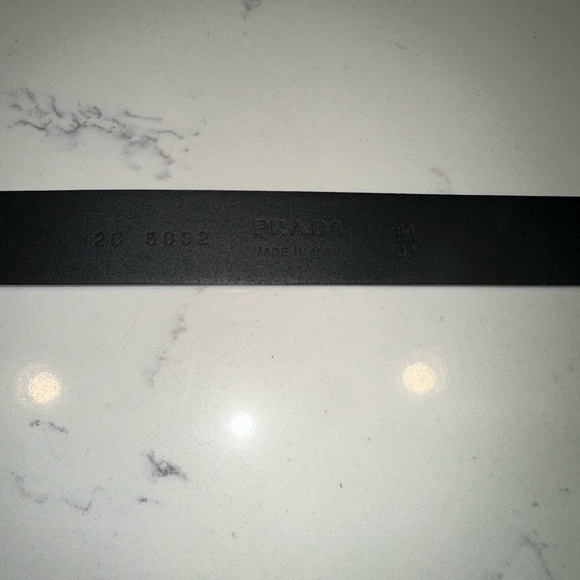 Prada Belt - size 80 - Black - Picture 3 of 9